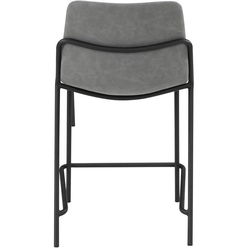 Earnest Upholstered Counter Chair Grey
