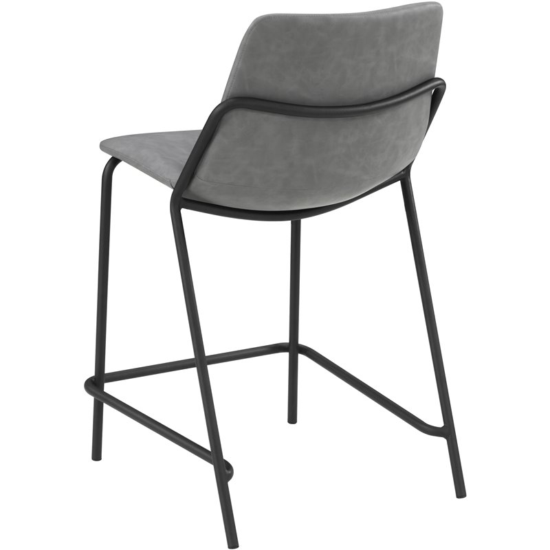 Earnest Upholstered Counter Chair Grey
