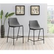 Earnest Upholstered Counter Chair Grey