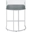 Thermosolis Clear Acrylic Counter Chair Chrome