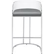 Thermosolis Clear Acrylic Bar Chair Chrome