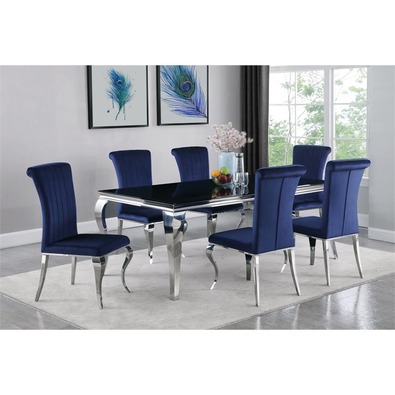 coaster furniture glass dining table