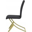 Carmelia Upholstered Dining Side Chair Black (Set of 4)