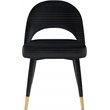 Lindsey Upholstered Dining Side Chair Black