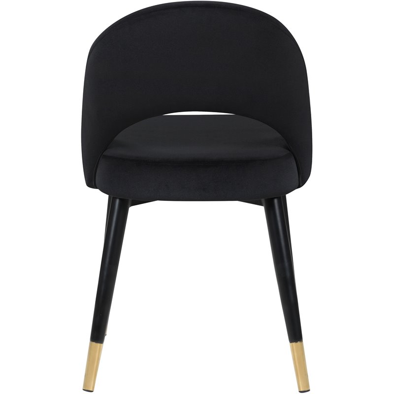 Lindsey Upholstered Dining Side Chair Black