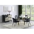 Lindsey Upholstered Dining Side Chair Black