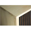 Ixora 2-door Wood Accent Cabinet White Washed and Black