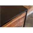 Zara 2-door 57-inch Wood Accent Storage Cabinet Black Walnut