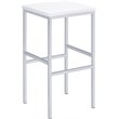Natividad 5-piece Pub Height Bar Table Set White High Gloss