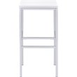 Natividad 5-piece Pub Height Bar Table Set White High Gloss