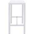 Natividad 5-piece Pub Height Bar Table Set White High Gloss