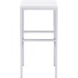 Natividad 5-piece Pub Height Bar Table Set White High Gloss