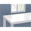 Natividad 5-piece Pub Height Bar Table Set White High Gloss