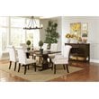 Parkins 5-piece Rectangular Dining Table Set Rustic Espresso