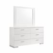 Felicity 5-piece California King Bedroom Set White Gloss