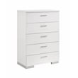 Felicity 5-piece California King Bedroom Set White Gloss