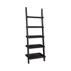 bower 3 pc. storage ladder bookcase set in cappuccino