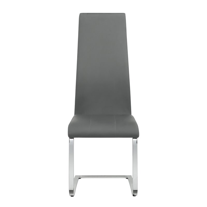 Montclair Upholstered Dining Side Chair Grey (Set of 4)