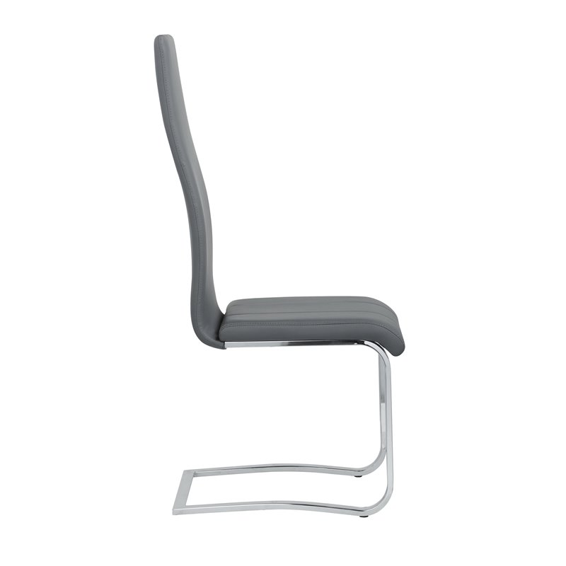 Montclair Upholstered Dining Side Chair Grey (Set of 4)