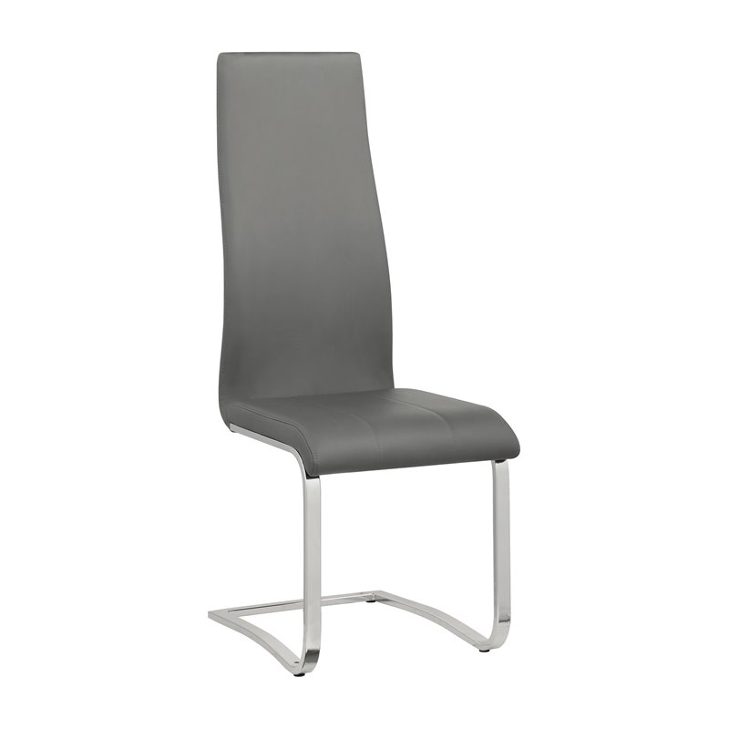 Montclair Upholstered Dining Side Chair Grey (Set of 4)