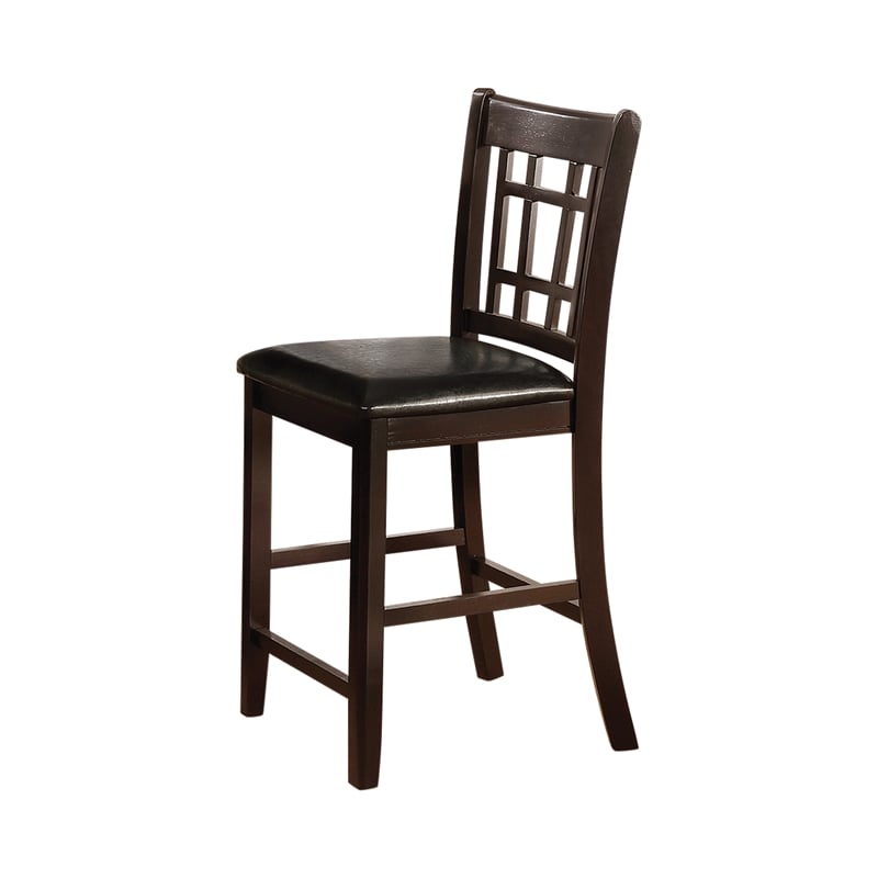 Lavon 5-piece Oval Counter Height Dining Set Espresso