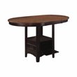 Lavon 5-piece Oval Counter Height Dining Set Light Chestnut