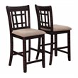 Lavon 5-piece Oval Counter Height Dining Set Light Chestnut