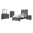 Watson 4-piece Twin Bedroom Set Grey Oak