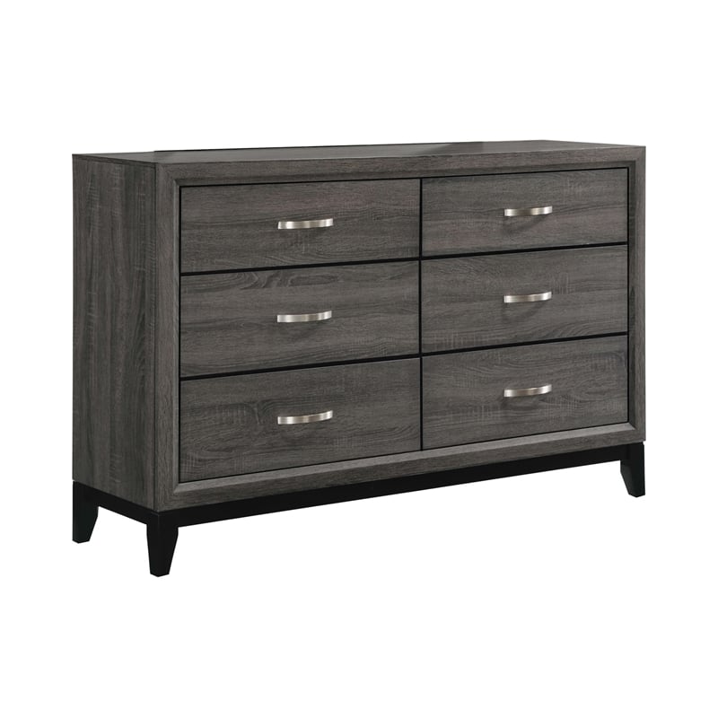 Watson 4-piece Twin Bedroom Set Grey Oak