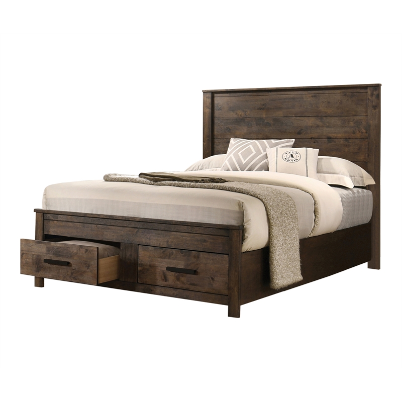 Woodmont 5-piece Eastern King Bedroom Set Golden Brown