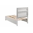 Miranda 51-inch Wood Twin Storage Panel Bed White