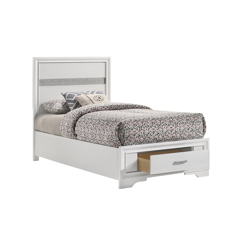 Miranda 4-piece Twin Bedroom Set White