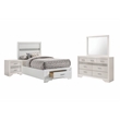 Miranda 4-piece Twin Bedroom Set White