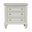 Sandy Beach 4-piece Eastern King Bedroom Set Cream White