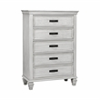 Franco 5-piece Queen Bedroom Set Distressed White
