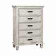 Franco 5-piece Eastern King Bedroom Set Distressed White