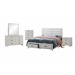 Brantford 5-piece Queen Bedroom Set Coastal White