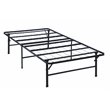 Mabel Metal Full Mattress Support Platform Bed Black