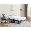 Mabel Metal Eastern King Mattress Support Platform Bed Black