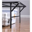 Mabel Metal Twin Mattress Support Platform Bed Black