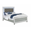 Gunnison 4-piece Queen Bedroom Set Silver Metallic