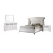 Barzini 4-piece Eastern King Bedroom Set White