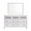 Barzini 4-piece California King Bedroom Set White