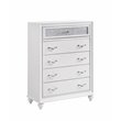 Barzini 5-piece California King Bedroom Set White