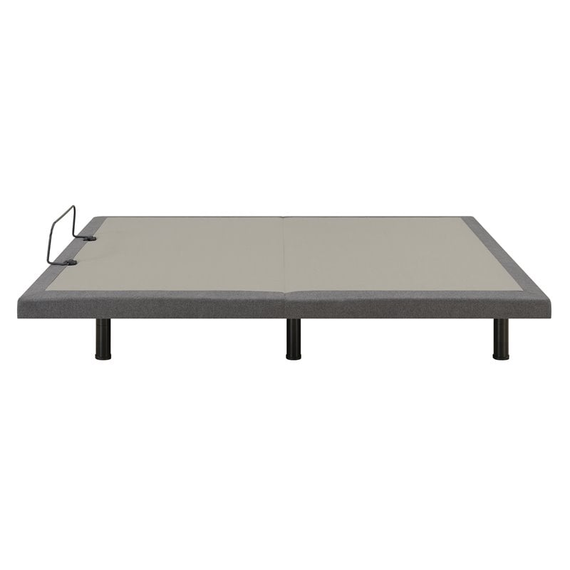 Clara Full Adjustable Bed Base Grey and Black