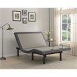 Clara Eastern King Adjustable Bed Base Grey and Black