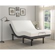 Clara Queen Adjustable Bed Base Grey and Black