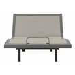 Negan Eastern King Adjustable Bed Base Grey and Black