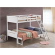 Littleton Wood Twin Over Full Bunk Bed White