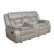 Greer 3-piece Upholstered Reclining Sofa Set Taupe